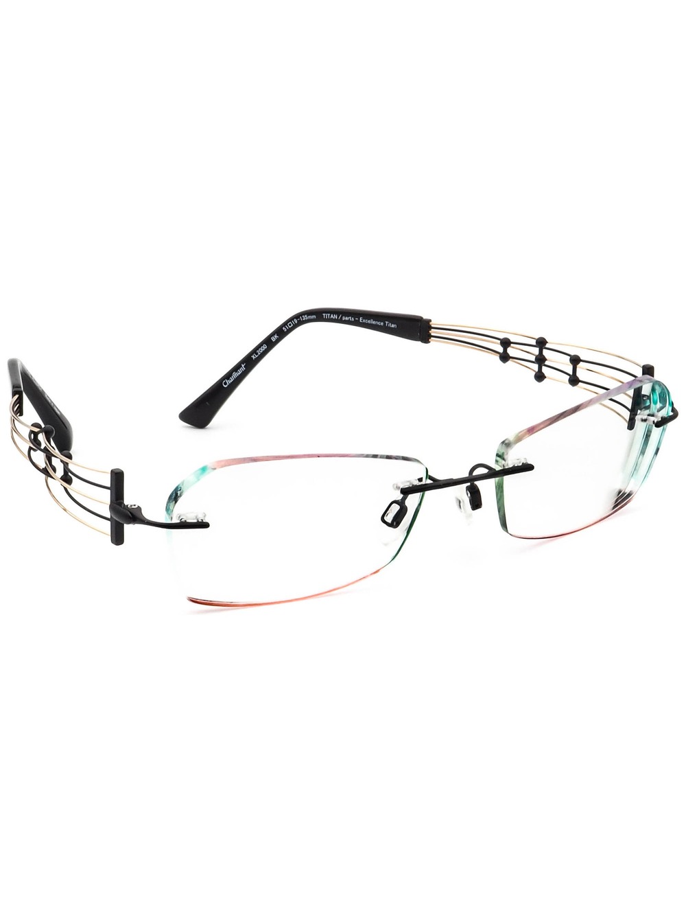 Charmant XL2000 BK Titan Line Art Eyewear